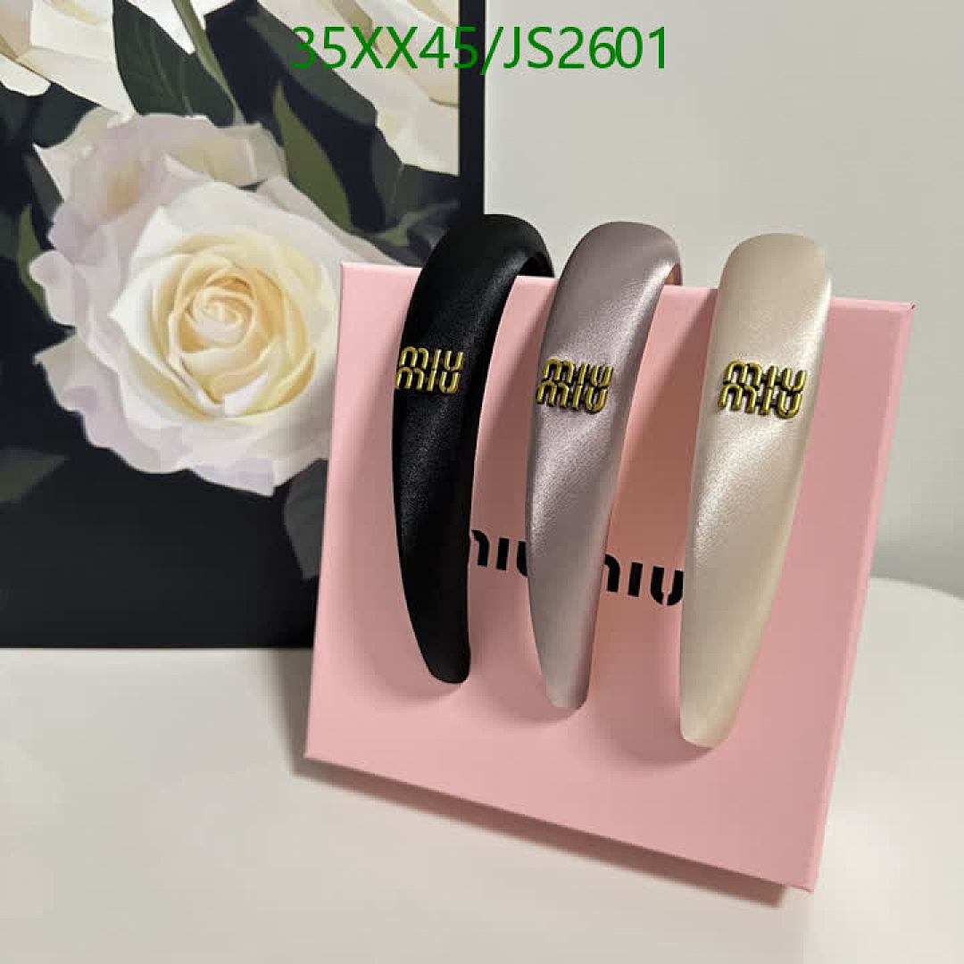 MIU MIU-Headband Code: JS2601 $: 35USD