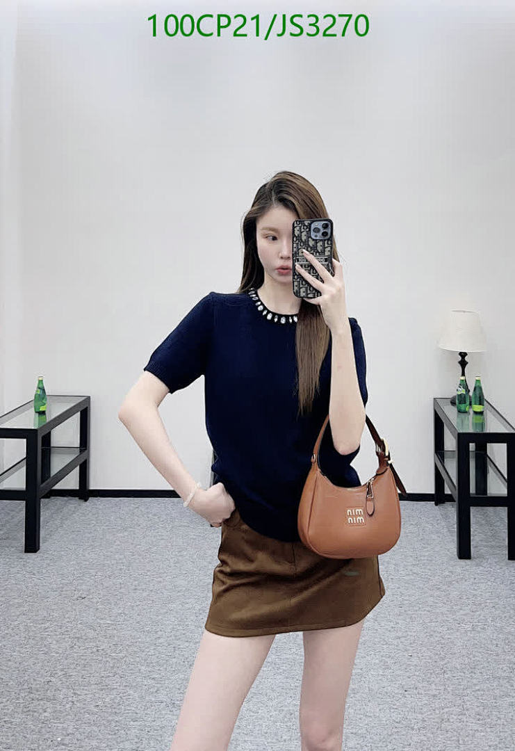 Prada-Clothing Code: JS3270 $: 100USD