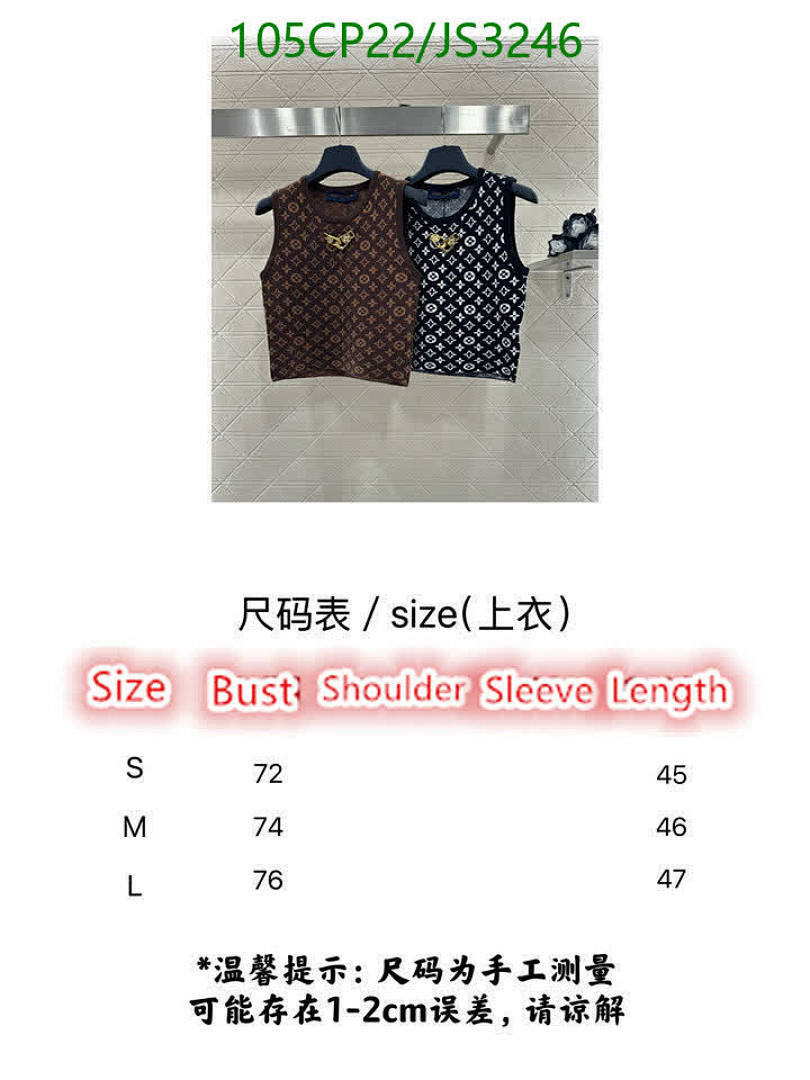 LV-Clothing Code: JS3246 $: 105USD