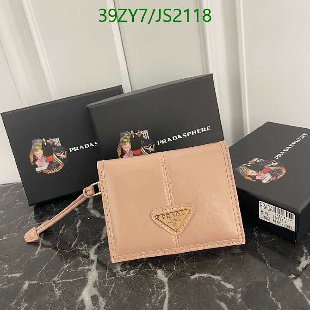 Prada-Wallet-4A Quality Code: JS2118 $: 39USD