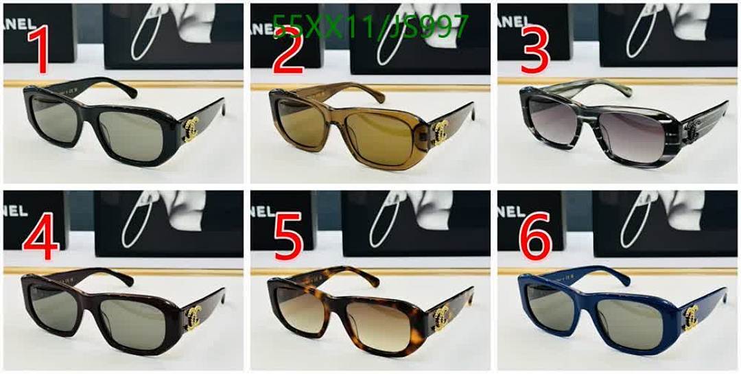 Chanel-Glasses Code: JS997 $: 55USD