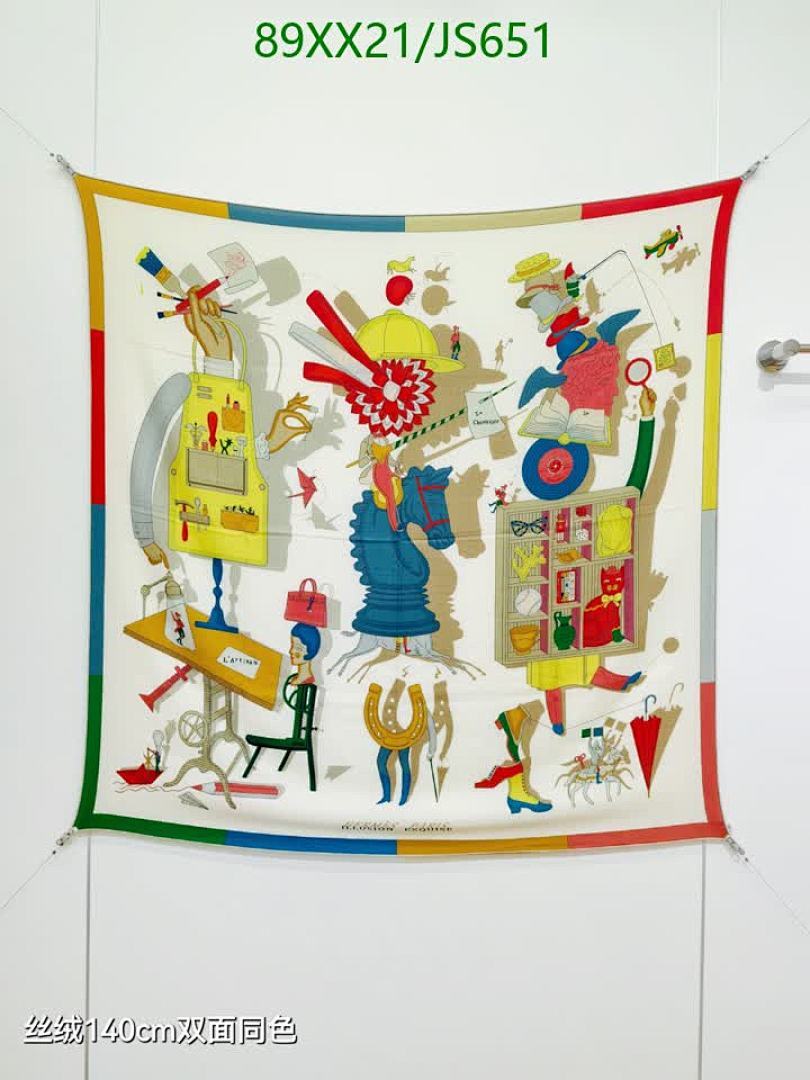 Hermes-Scarf Code: JS651 $: 89USD