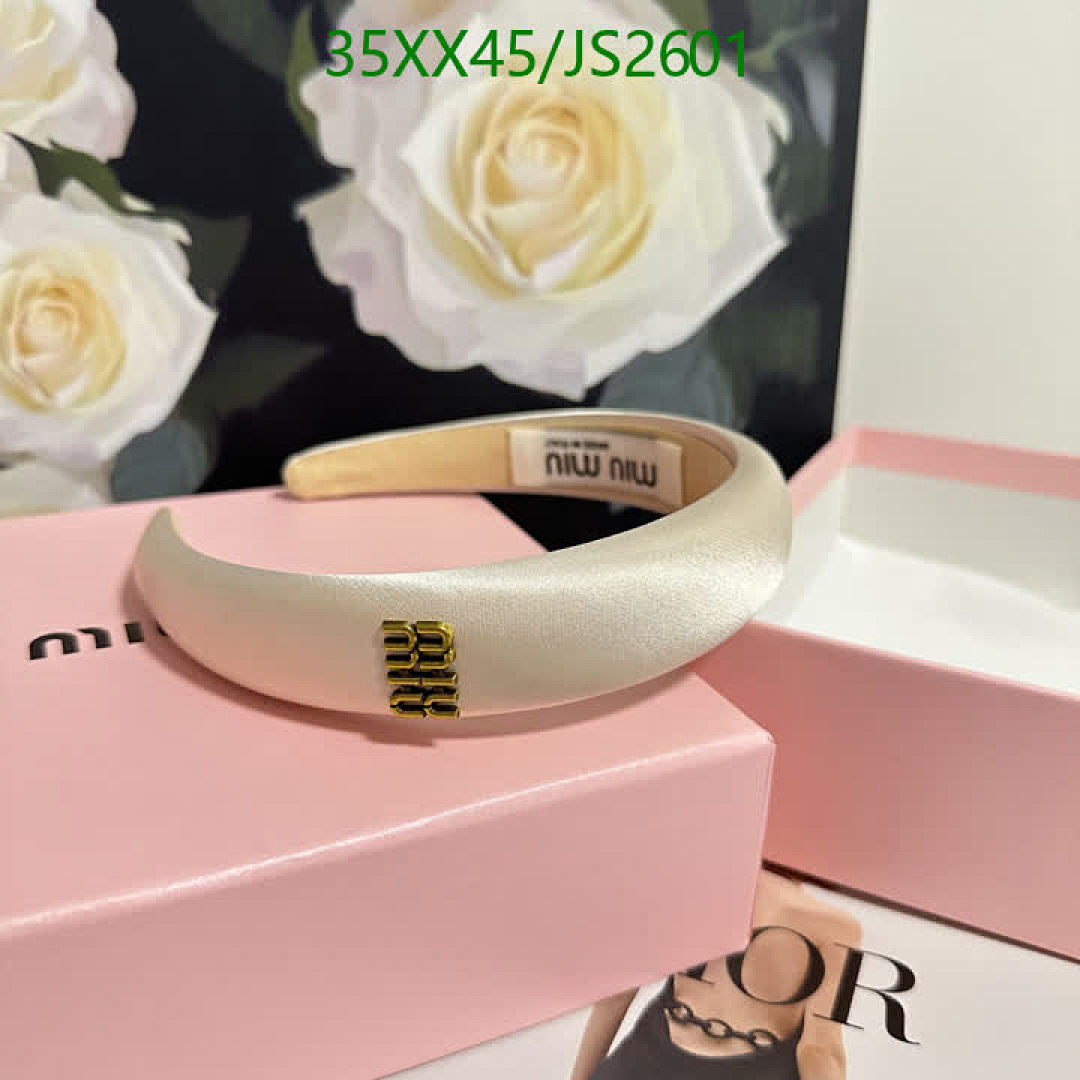 MIU MIU-Headband Code: JS2601 $: 35USD