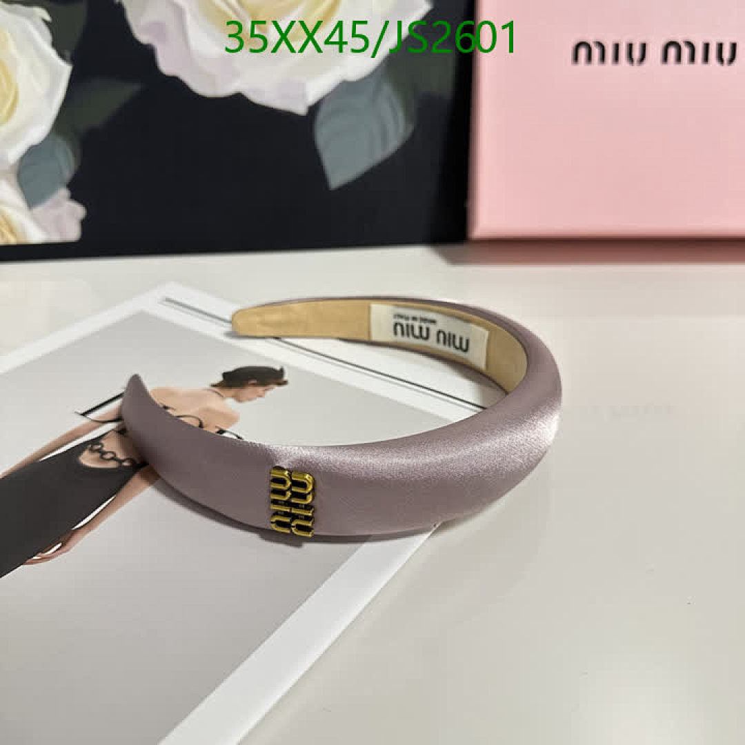 MIU MIU-Headband Code: JS2601 $: 35USD
