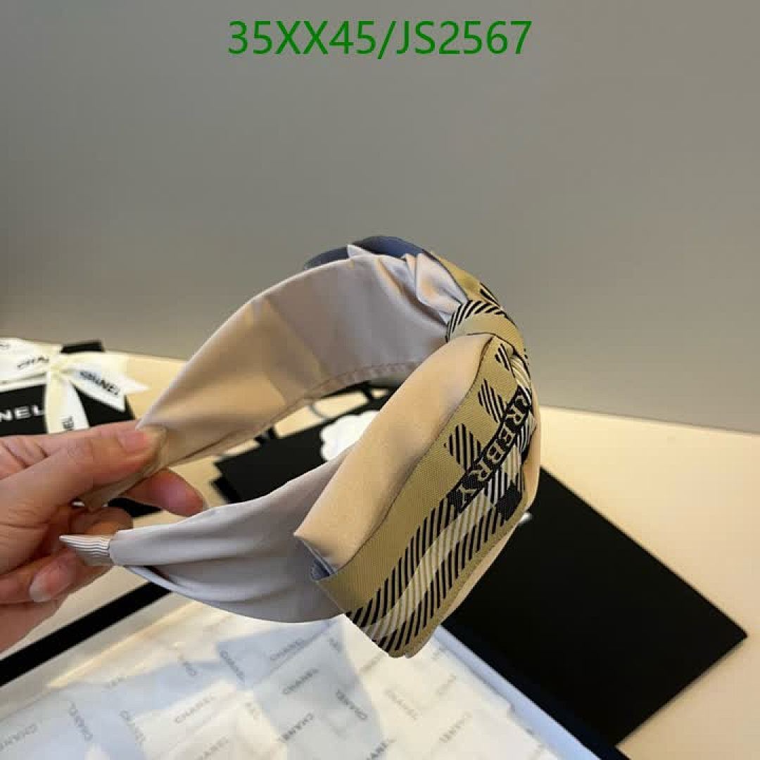 Burberry-Headband Code: JS2567 $: 35USD