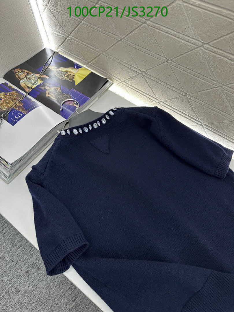Prada-Clothing Code: JS3270 $: 100USD