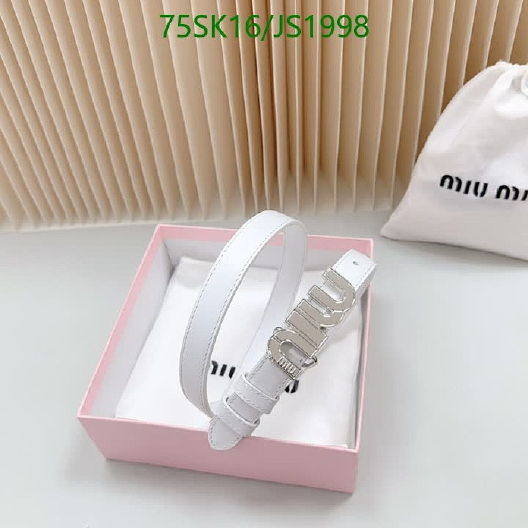 MIU MIU-Belts Code: JS1998 $: 75USD