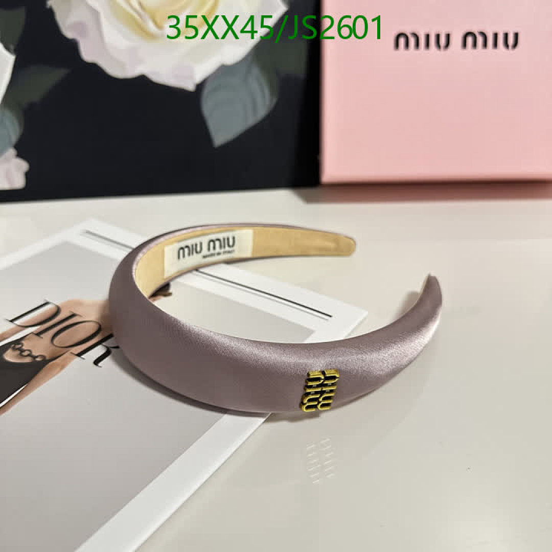 MIU MIU-Headband Code: JS2601 $: 35USD