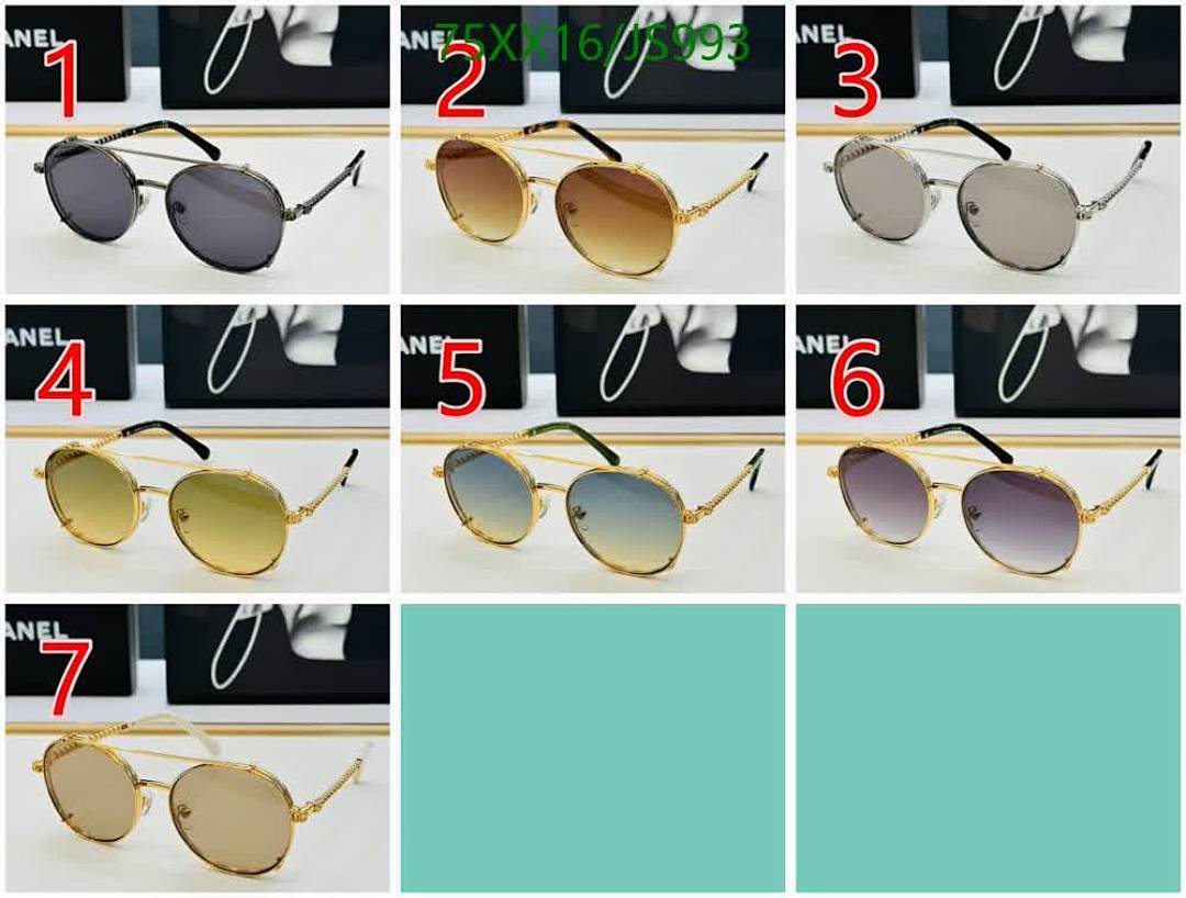 Chanel-Glasses Code: JS993 $: 75USD