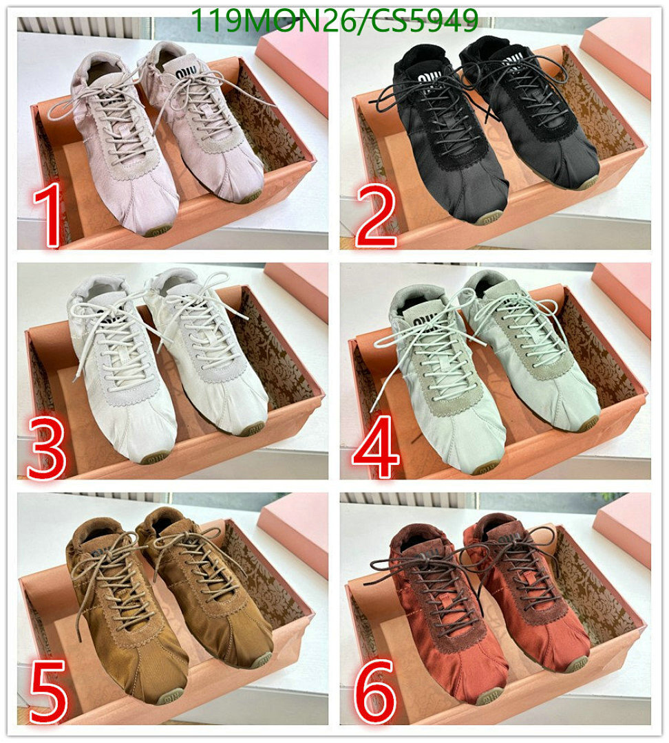 Miu Miu-Women Shoes Code: CS5949 $: 119USD