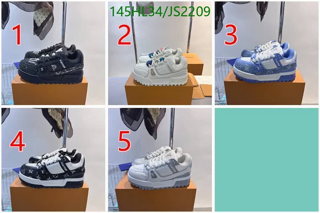 LV-Men shoes Code: JS2209 $: 145USD