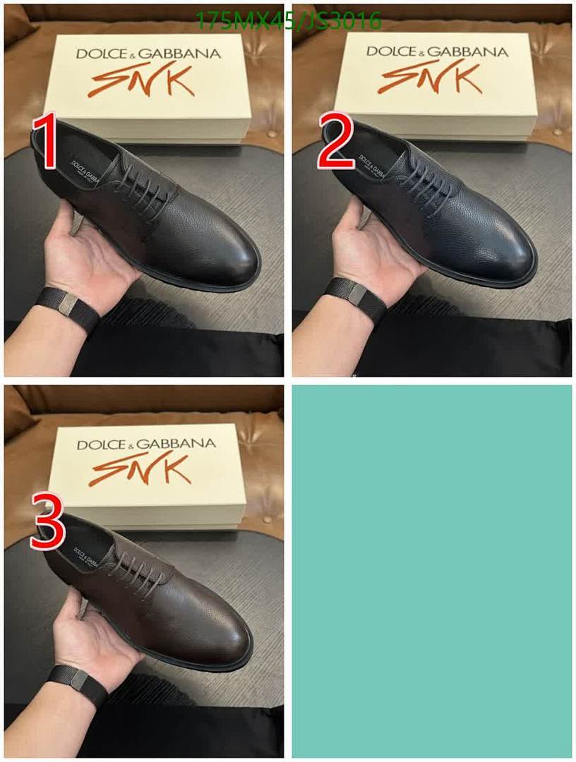 D&G-Men shoes Code: JS3016 $: 175USD