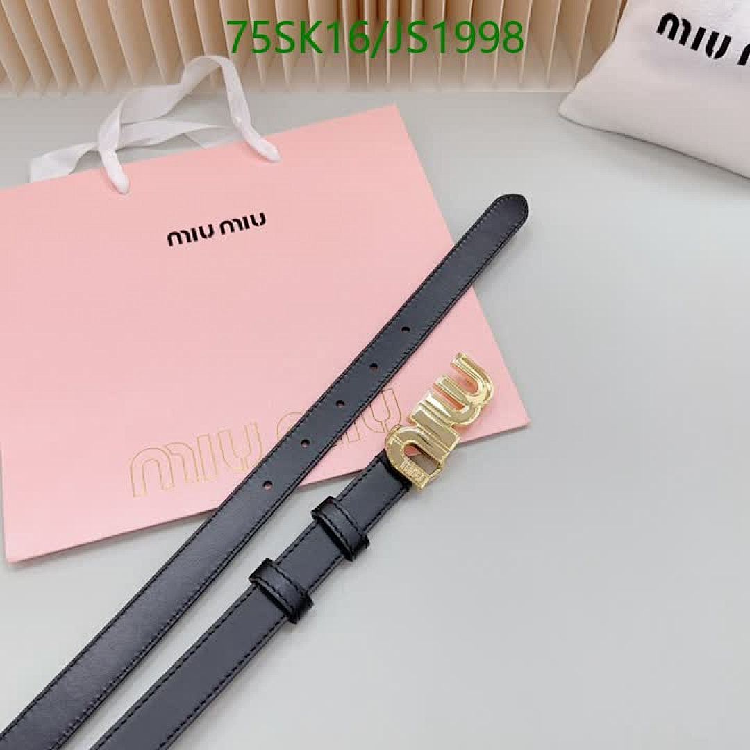 MIU MIU-Belts Code: JS1998 $: 75USD