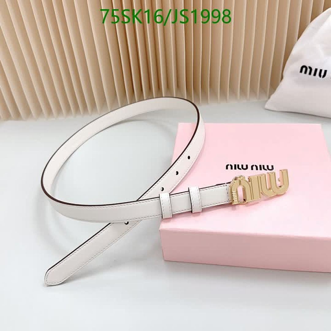 MIU MIU-Belts Code: JS1998 $: 75USD