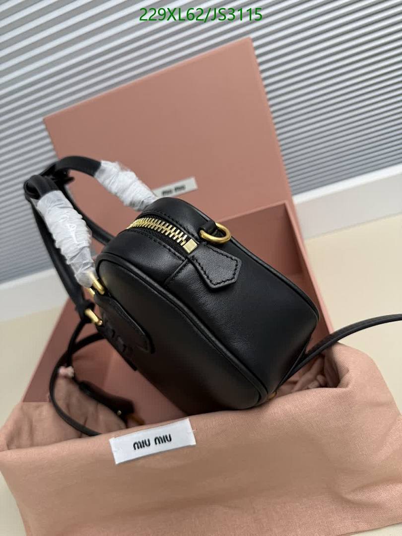 Miu Miu-Bag-Mirror Quality Code: JS3115 $: 229USD