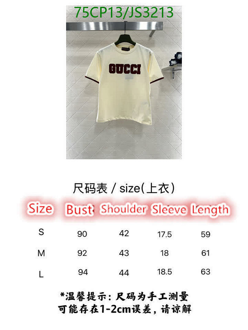 Gucci-Clothing Code: JS3213 $: 75USD
