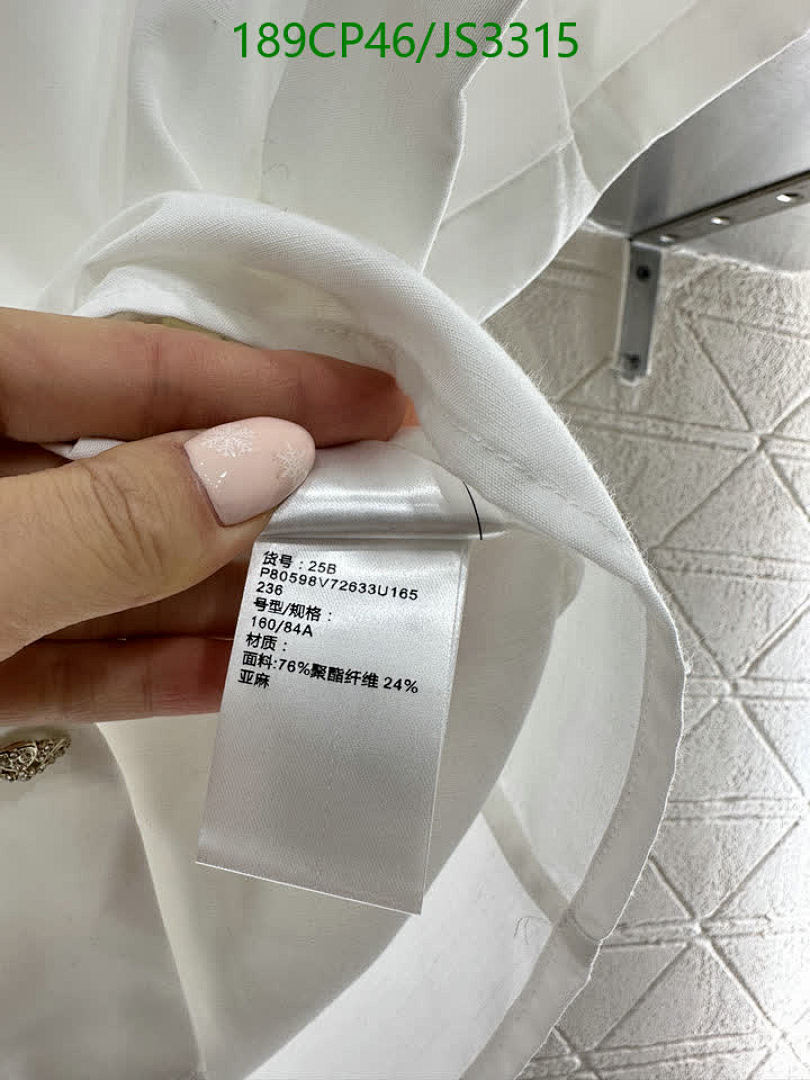 Chanel-Clothing Code: JS3315 $: 189USD