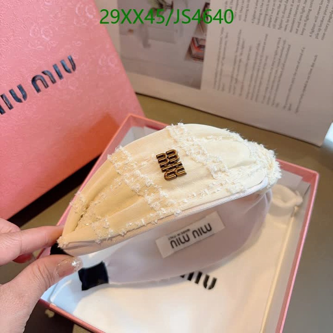 MIU MIU-Headband Code: JS4640 $: 29USD