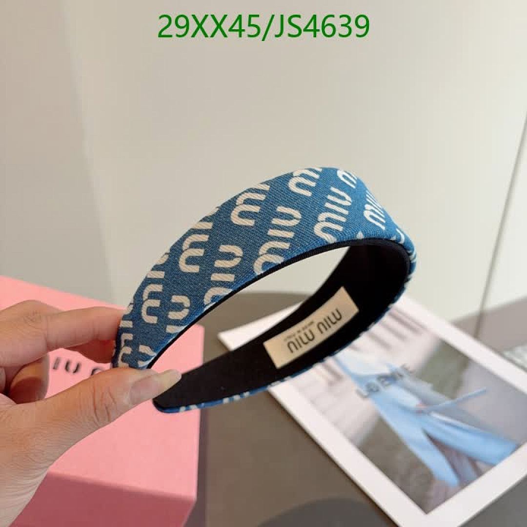 MIU MIU-Headband Code: JS4639 $: 29USD