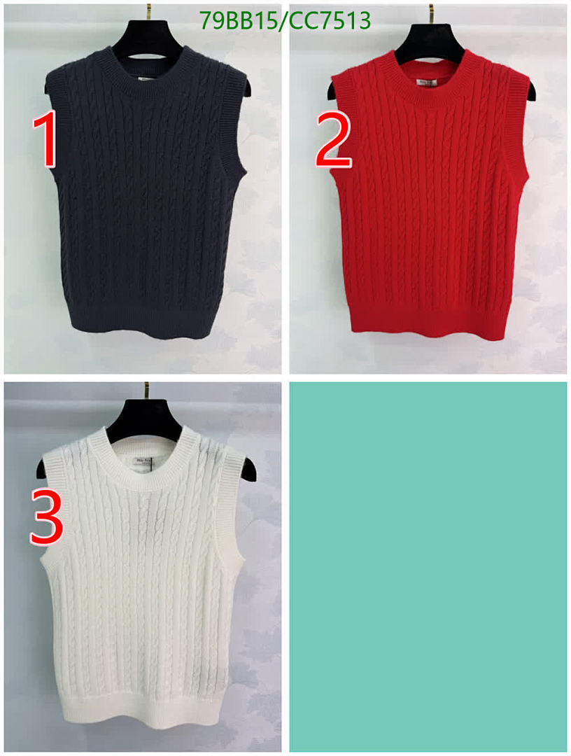 MIUMIU-Clothing Code: CC7513 $: 79USD