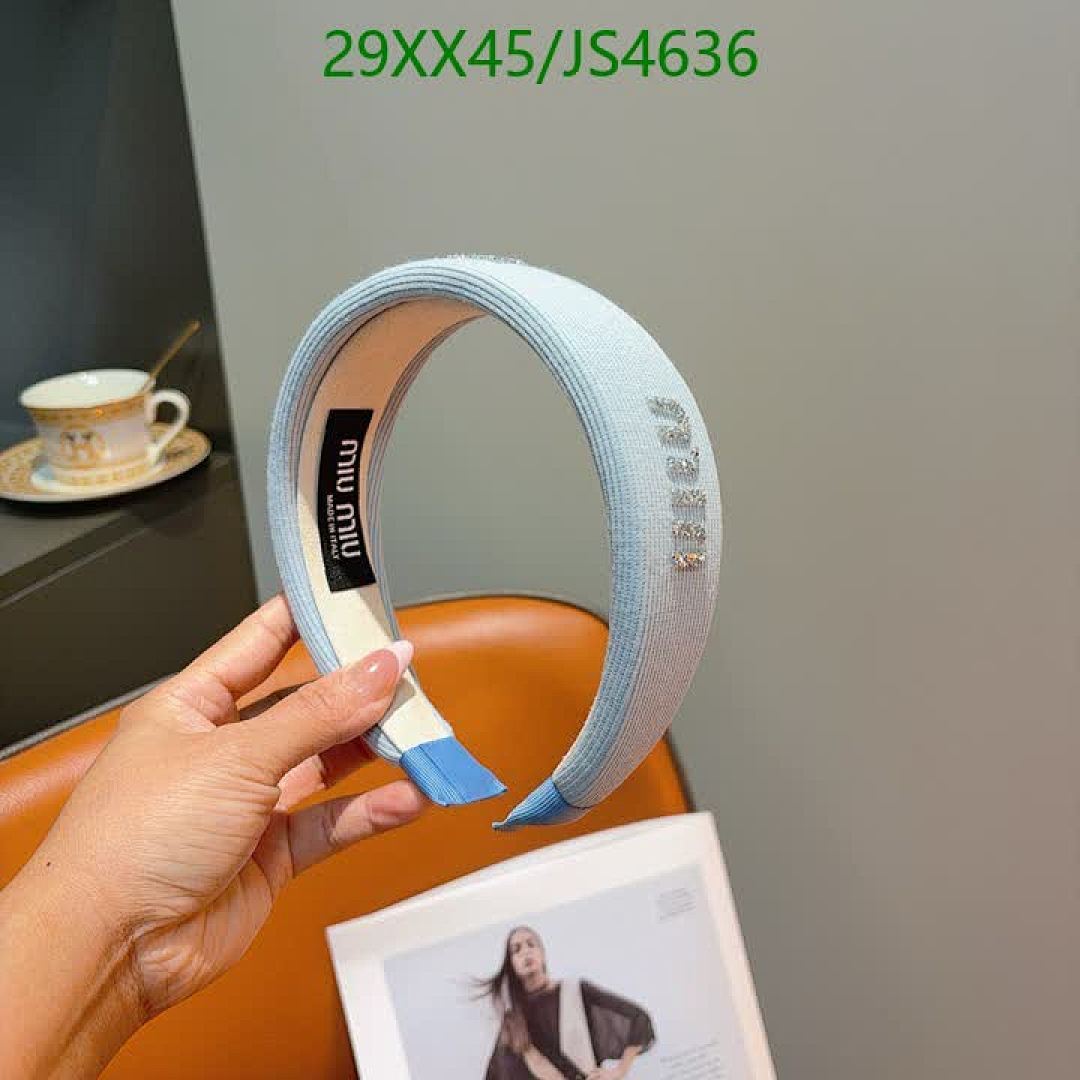 MIU MIU-Headband Code: JS4636 $: 29USD
