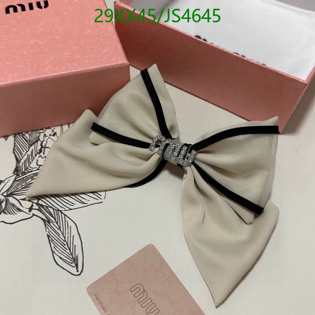 MIU MIU-Headband Code: JS4645 $: 29USD