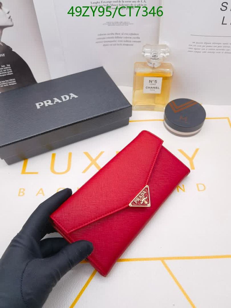 Prada-Wallet-4A Quality Code: CT7346 $: 49USD