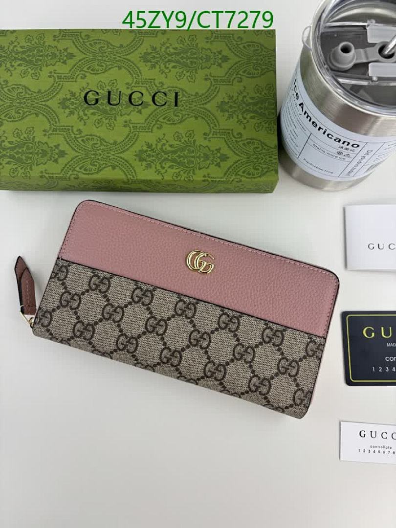 Gucci-Wallet-4A Quality Code: CT7279 $: 45USD