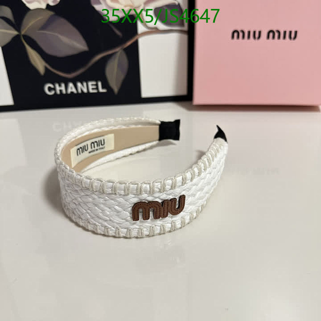 MIU MIU-Headband Code: JS4647 $: 35USD