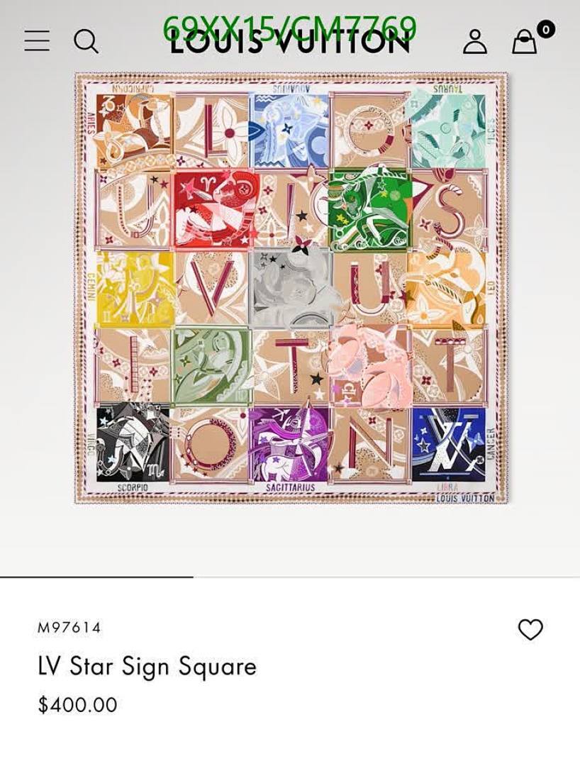 LV-Scarf ID: CM7769 $: 69USD