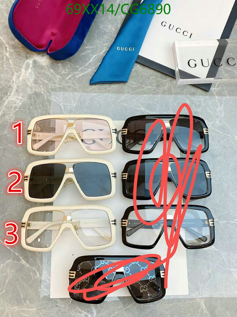 Gucci-Glasses Code: CG6890 $: 69USD