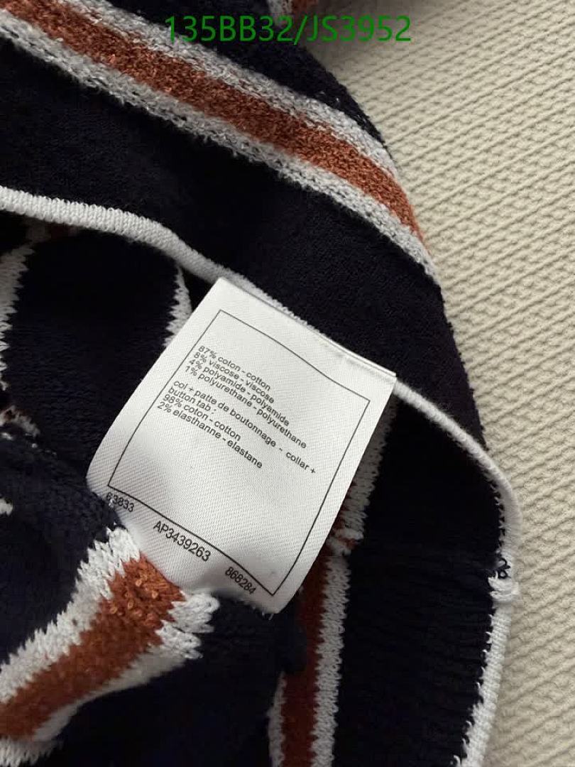 Chanel-Clothing Code: JS3952 $: 135USD