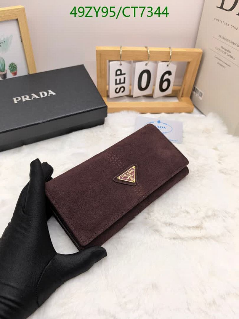 Prada-Wallet-4A Quality Code: CT7344 $: 49USD