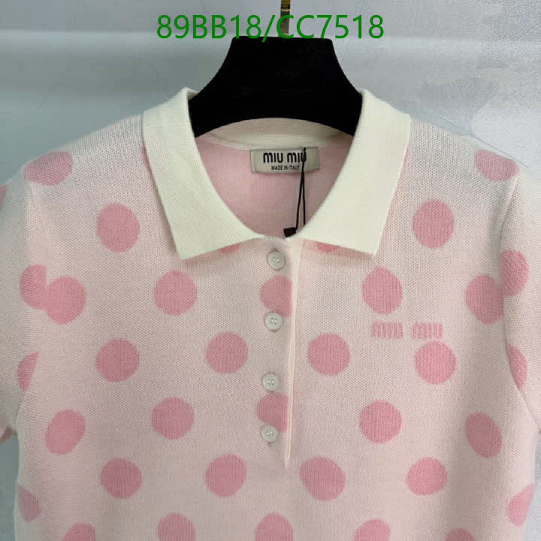 MIUMIU-Clothing Code: CC7518 $: 89USD