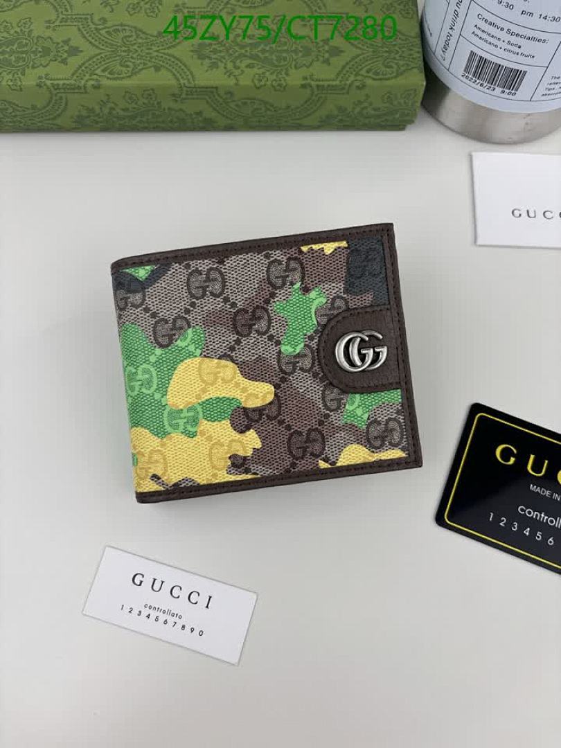 Gucci-Wallet-4A Quality Code: CT7280 $: 45USD