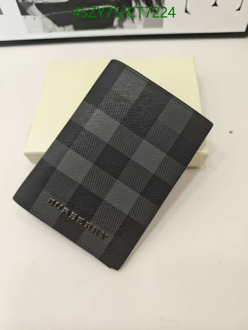 Burberry-Wallet-4A Quality Code: CT7224 $: 45USD