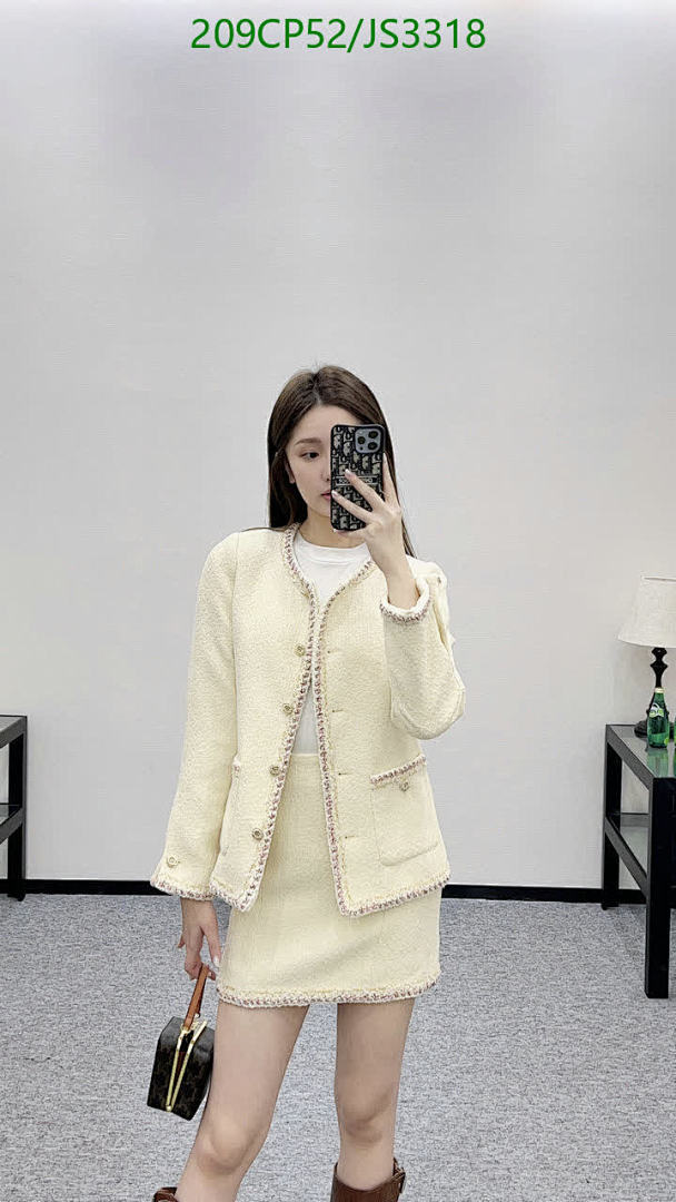 Chanel-Clothing Code: JS3318 $: 209USD