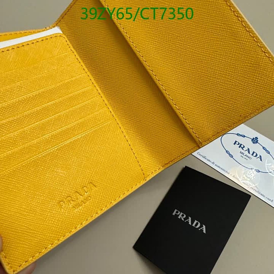 Prada-Wallet-4A Quality Code: CT7350 $: 39USD