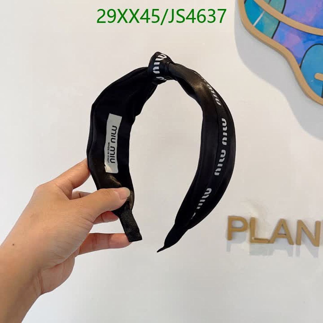 MIU MIU-Headband Code: JS4637 $: 29USD
