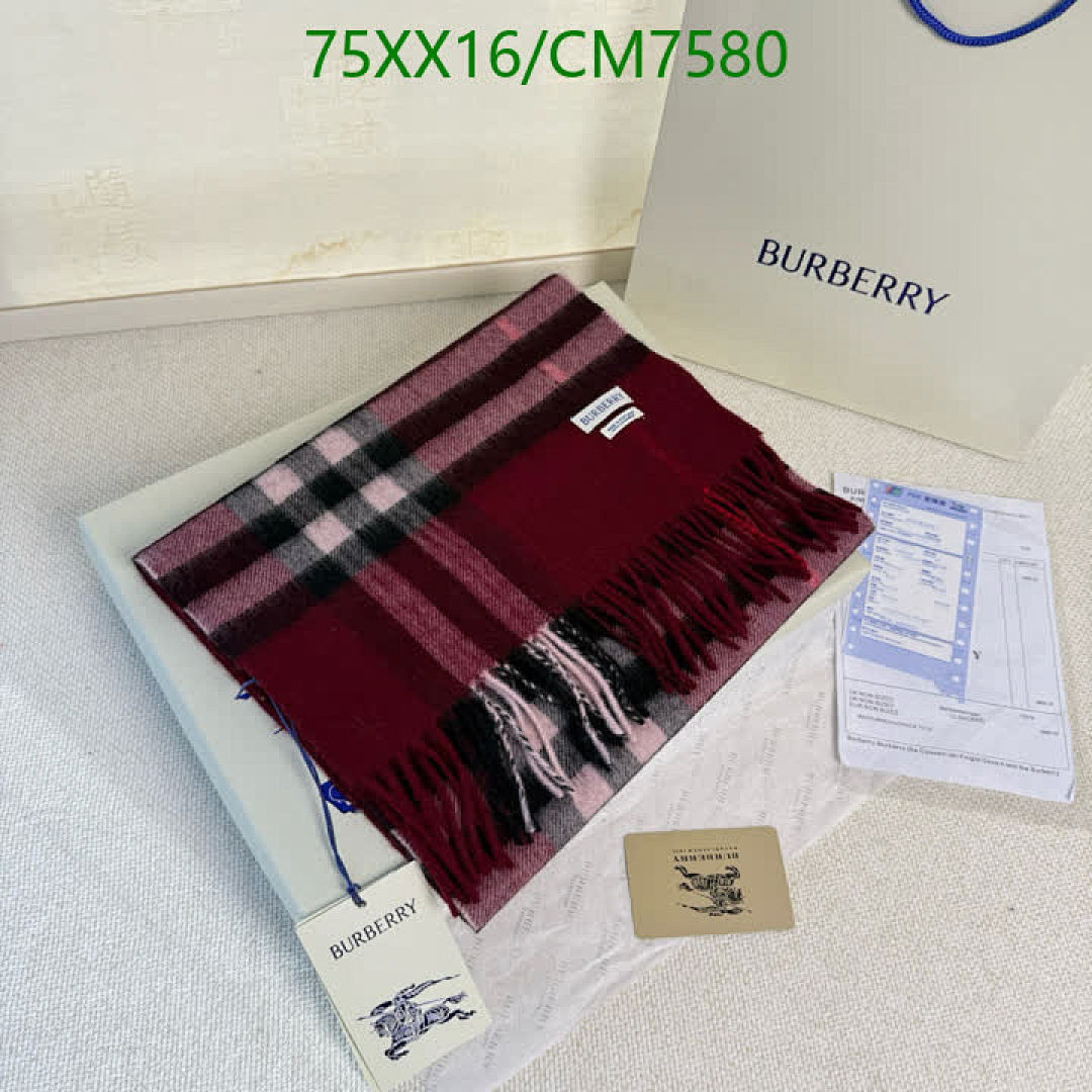 Burberry-Scarf Code: CM7580 $: 75USD
