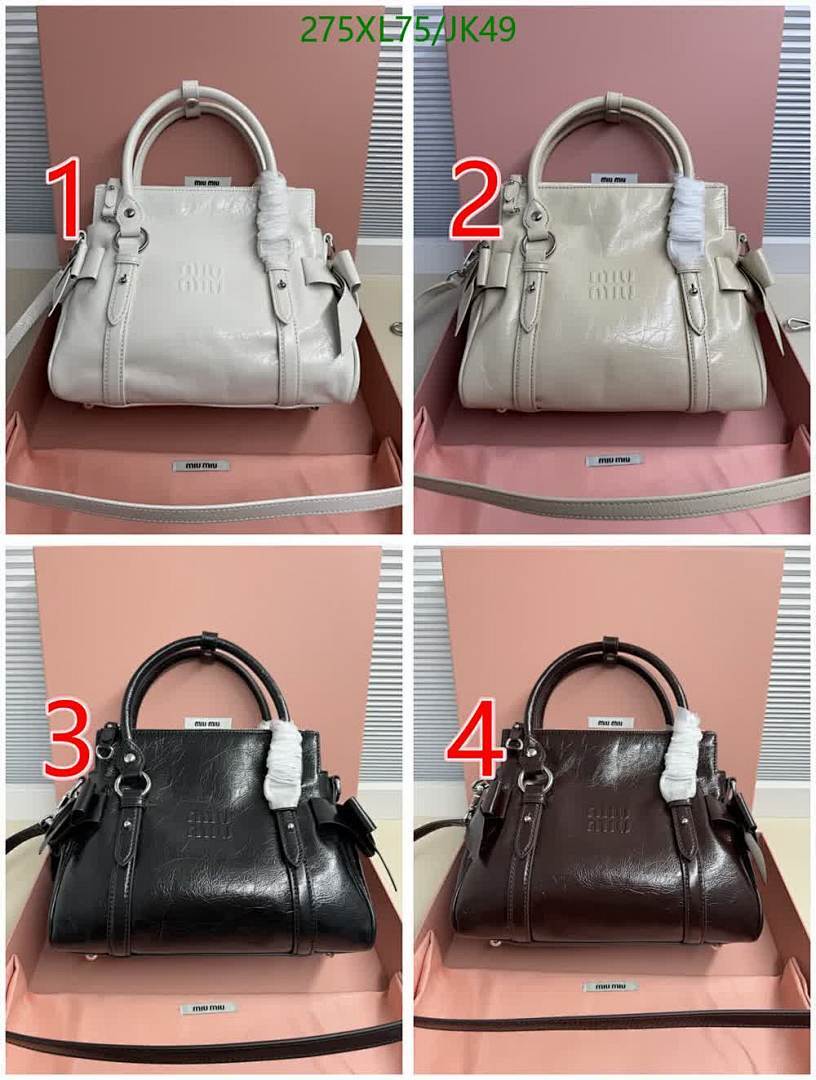 Miu Miu-Bag-Mirror Quality Code: JK49 $: 275USD