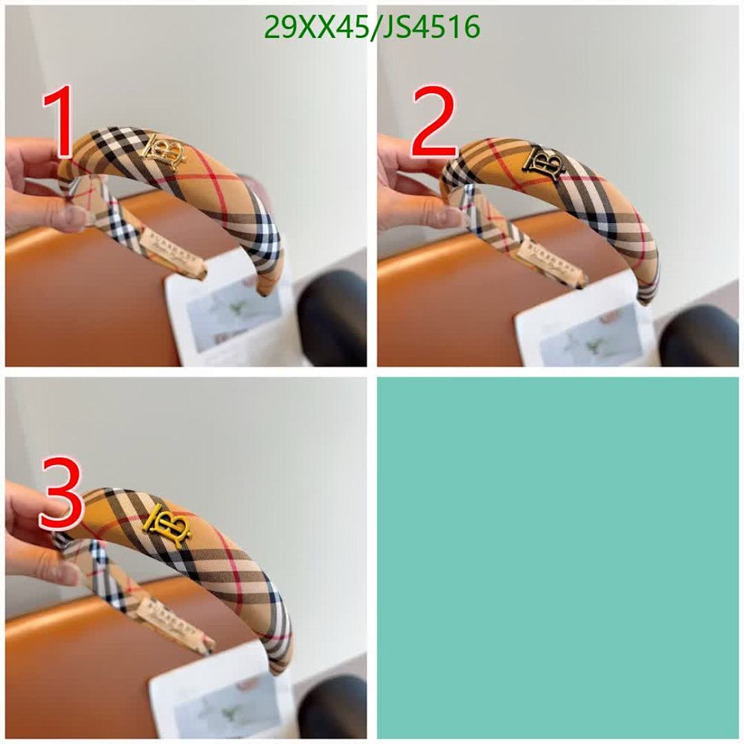 Burberry-Headband Code: JS4516 $: 29USD