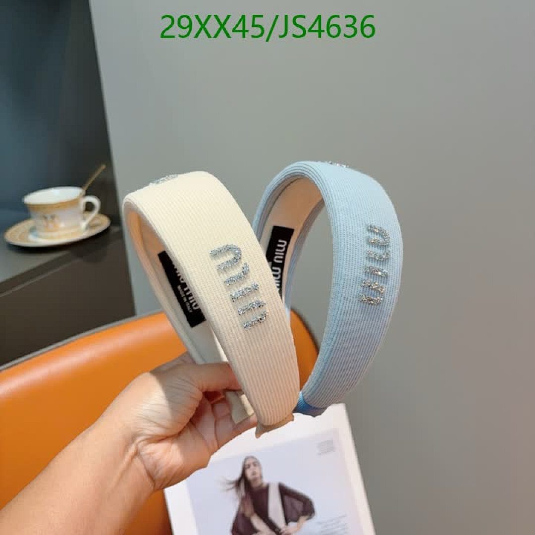 MIU MIU-Headband Code: JS4636 $: 29USD