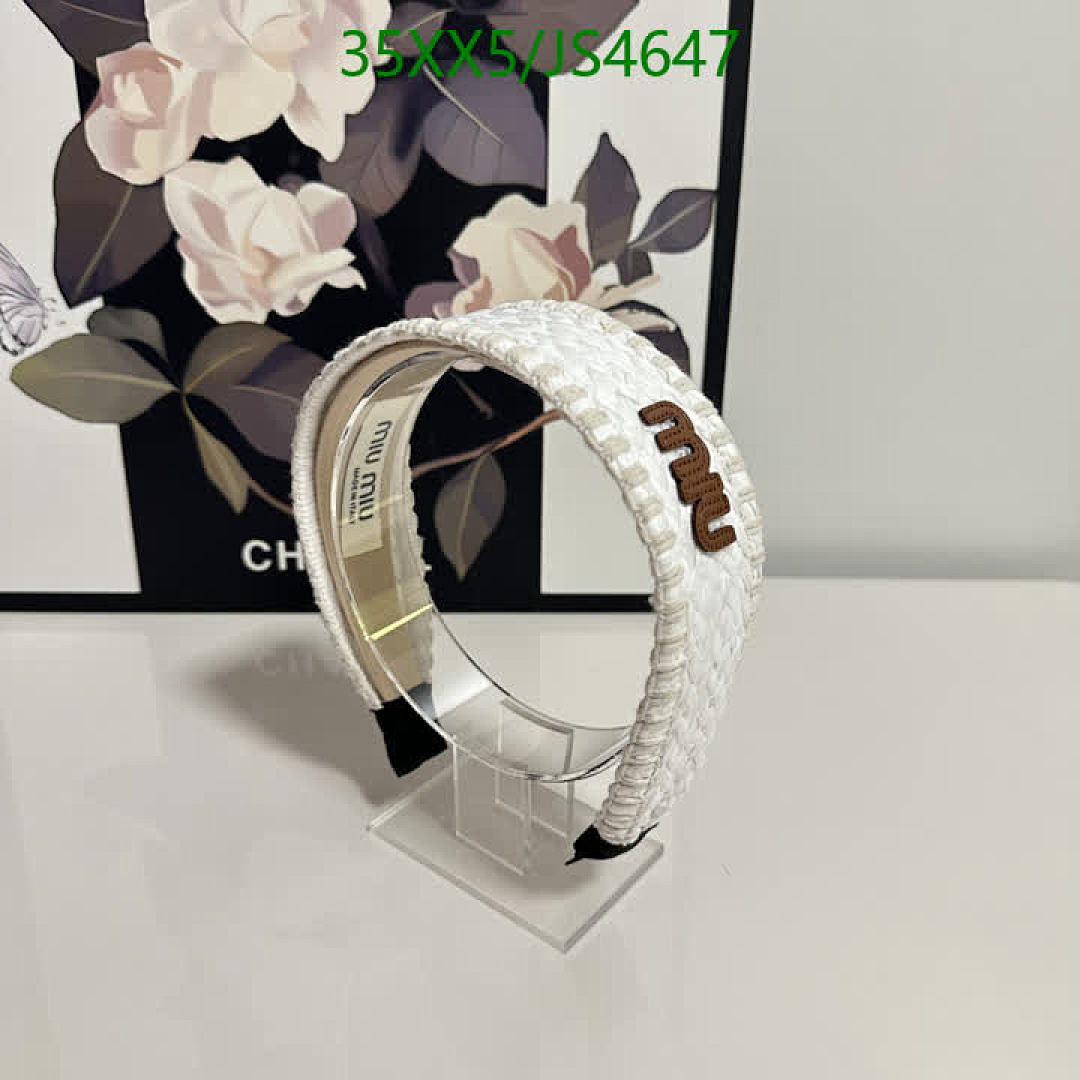 MIU MIU-Headband Code: JS4647 $: 35USD