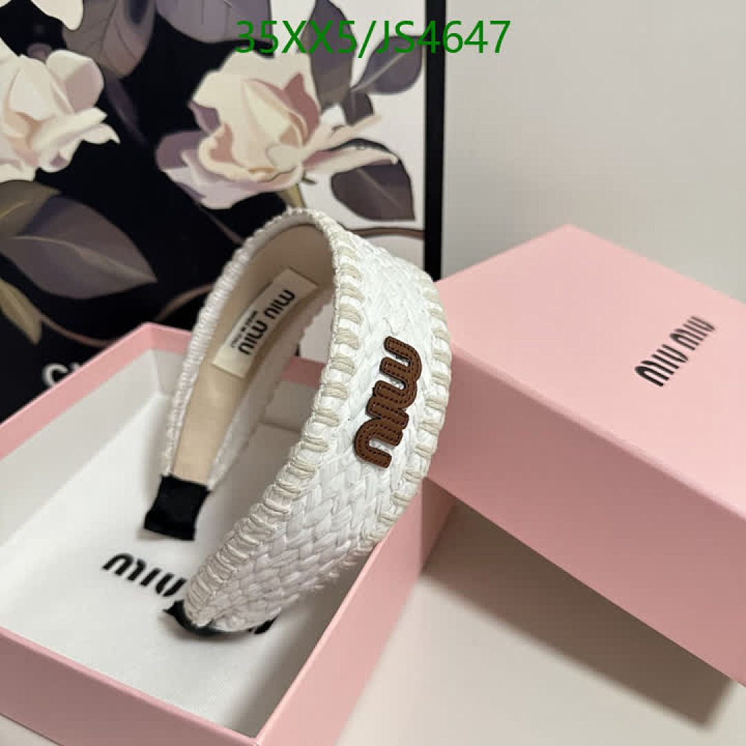MIU MIU-Headband Code: JS4647 $: 35USD