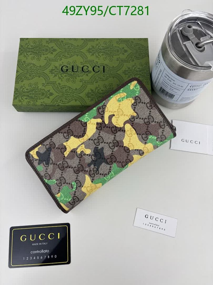 Gucci-Wallet-4A Quality Code: CT7281 $: 49USD