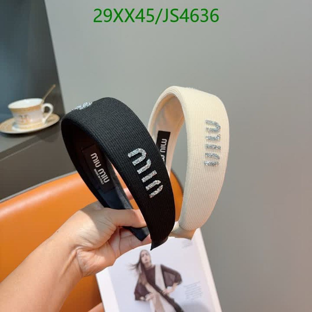 MIU MIU-Headband Code: JS4636 $: 29USD