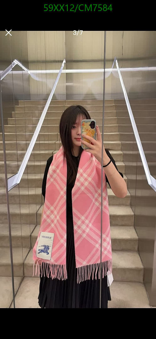 Burberry-Scarf Code: CM7584 $: 59USD
