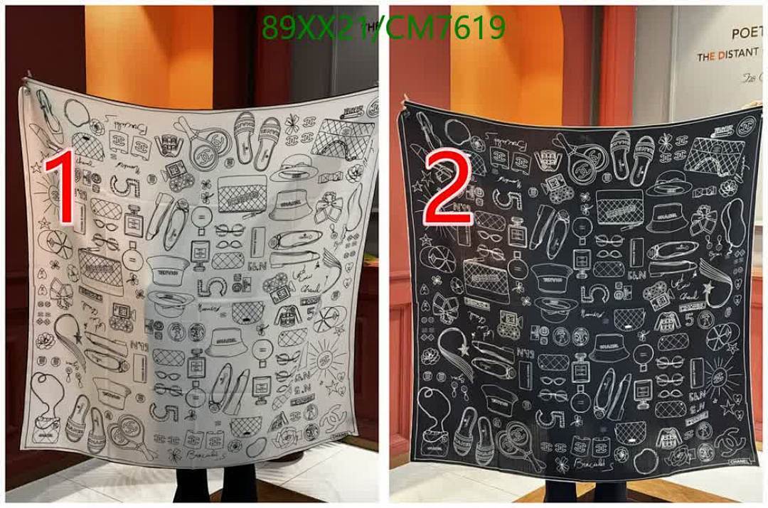 Chanel-Scarf Code: CM7619 $: 89USD