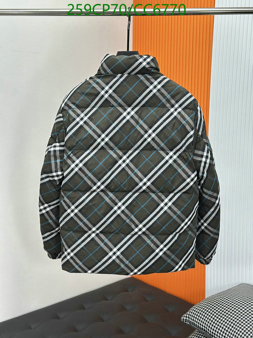 Burberry-Down jacket Men Code: CC6770 $: 259USD